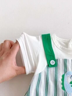 Geometric Pattern Striped Buckle Sets 14 Geometric Pattern Striped Buckle Sets -Kids Clothing Shop P 20240618105234669 101