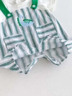 Geometric Pattern Striped Buckle Sets 16 Geometric Pattern Striped Buckle Sets -Kids Clothing Shop P 20240618105235983 990