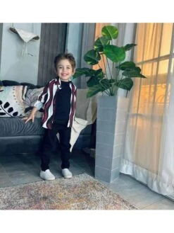 Striped Long Sleeve Loose Boy Tops 7 Striped Long Sleeve Loose Boy Tops -Kids Clothing Shop P 20240618114027125 448