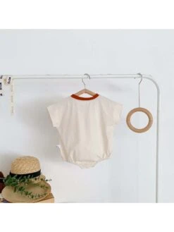 Crewneck Batwing Sleeve Cotton Rompers -Kids Clothing Shop P 20240619091204983 504