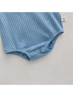 Short Sleeve Cotton Buckle Rompers 13 Short Sleeve Cotton Buckle Rompers -Kids Clothing Shop P 20240619103636123 840