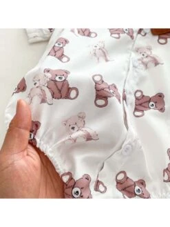 Bow Crewneck Overalls Sets -Kids Clothing Shop P 20240619104443729 909