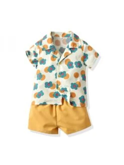 Flower Cotton Skinny Boy Clothing Sets -Kids Clothing Shop P 20240619112010245 819