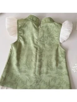 Patchwork Gauze Zipper Girl Dresses 19 Patchwork Gauze Zipper Girl Dresses -Kids Clothing Shop P 20240619113626218 870