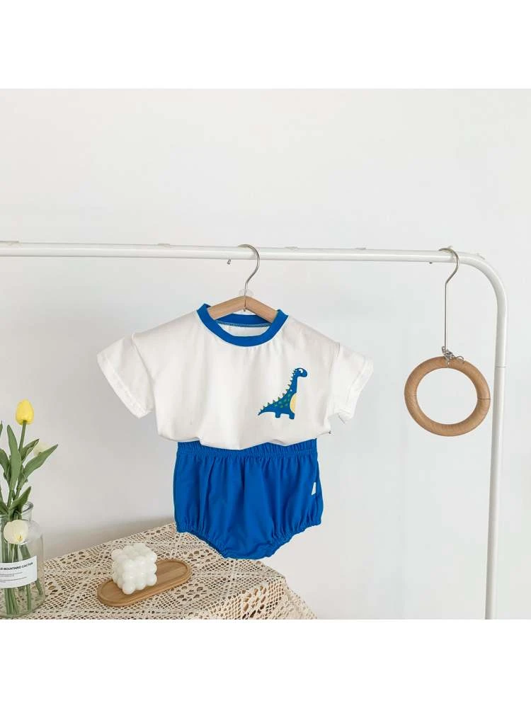 Colorblock Crewneck Cotton Sets 1 Colorblock Crewneck Cotton Sets