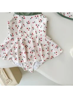 Ruffle Colorblock Tie-wrap Sporty Swimsuits -Kids Clothing Shop P 20240619144018605 830