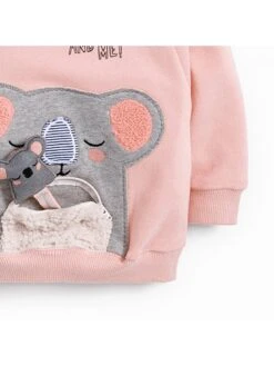 Crewneck Long Sleeve Knitting Girl Tops -Kids Clothing Shop P 20240619150005015 538