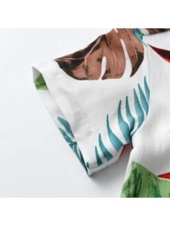 Flower Cotton Single Breasted Boy Clothing Sets -Kids Clothing Shop P 20240619154409394 105