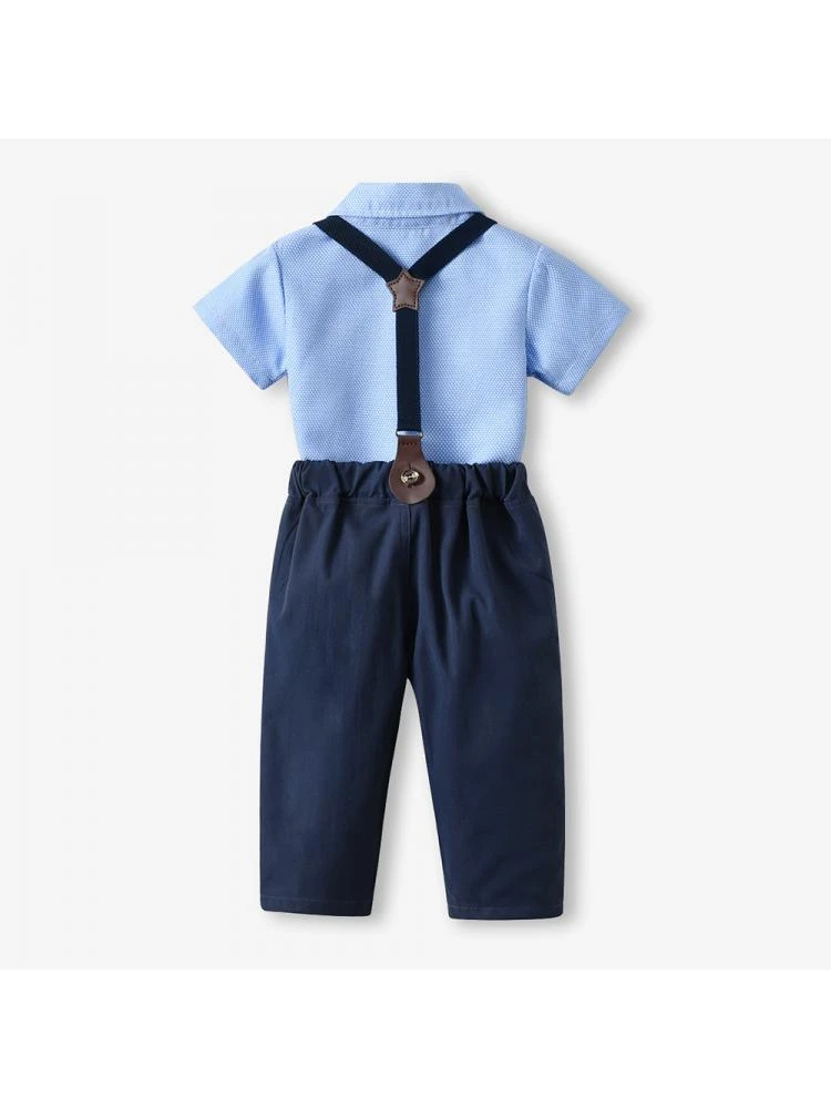 Striped Cotton Skinny Boy Clothing Sets 3 Striped Cotton Skinny Boy Clothing Sets - Image 3