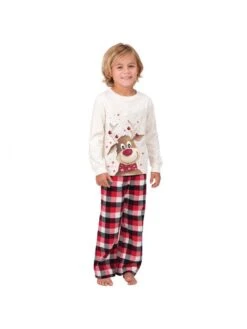 Animal Print Crewneck Cotton Family Sets -Kids Clothing Shop P 20240619172032517 655