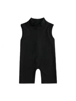 Solid Color Zipper Girl Jumpsuit -Kids Clothing Shop P 20240619181623848 357