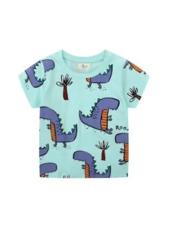 Animal Print Crewneck Loose Boy Clothing Sets -Kids Clothing Shop P 20240620112820408 219