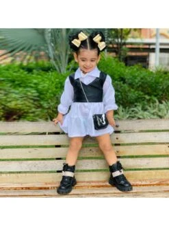 Ruffle PU A-line Girl 2 Piece Sets -Kids Clothing Shop P 20240620144416731 532