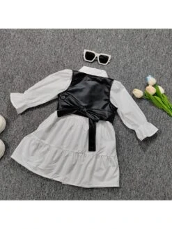 Ruffle PU A-line Girl 2 Piece Sets -Kids Clothing Shop P 20240620144418399 133