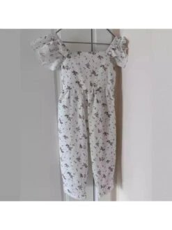 Tie-wrap Print Girl Jumpsuit -Kids Clothing Shop P 20240620152031363 246