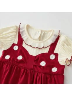 Colorblock Lacework Overalls Rompers 16 Colorblock Lacework Overalls Rompers -Kids Clothing Shop P 20240620154820069 180