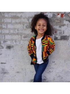 Colorblock Crewneck Long Sleeve Bohemian Boy Coat -Kids Clothing Shop P 20240620172403312 101