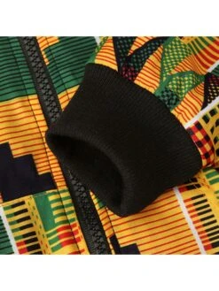 Colorblock Crewneck Long Sleeve Bohemian Boy Coat -Kids Clothing Shop P 20240620172805115 879