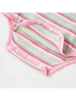 Striped Spaghetti Straps Knitting Rompers -Kids Clothing Shop P 20240620184844550 115