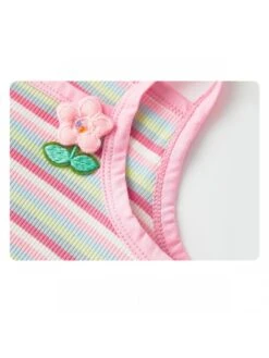 Striped Spaghetti Straps Knitting Rompers -Kids Clothing Shop P 20240620184845358 469