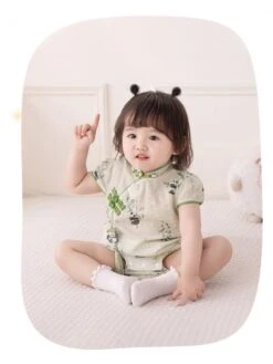 Tassel Crewneck Cotton Rompers -Kids Clothing Shop P 20240620190003571 995