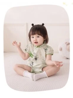 Tassel Crewneck Cotton Rompers -Kids Clothing Shop P 20240620190004264 462