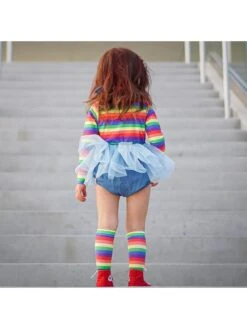 Colorblock Halter Letter Christmas Girl Clothing Sets -Kids Clothing Shop P 20240621090428058 906