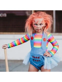 Colorblock Halter Letter Christmas Girl Clothing Sets -Kids Clothing Shop P 20240621090429780 652