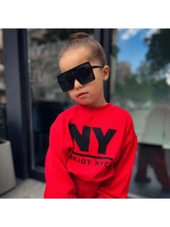 Letter Crewneck Cropped Girl Clothing Sets -Kids Clothing Shop P 20240621092437180 869