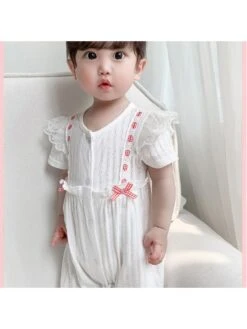 Bow Crewneck Cotton Sleepsuits 9 Bow Crewneck Cotton Sleepsuits -Kids Clothing Shop P 20240621143607275 838