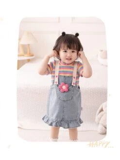Bow Flower Cotton Sets -Kids Clothing Shop P 20240621145213518 834