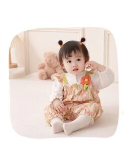 Flower Crewneck Cotton Sleepsuits 13 Flower Crewneck Cotton Sleepsuits -Kids Clothing Shop P 20240621150015544 973