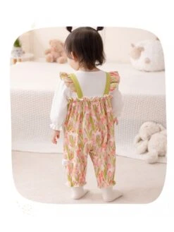 Flower Crewneck Cotton Sleepsuits 15 Flower Crewneck Cotton Sleepsuits -Kids Clothing Shop P 20240621150016771 394