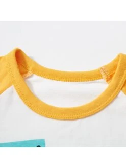 Animal Print Crewneck Cotton Boy Tops -Kids Clothing Shop P 20240621160426760 858