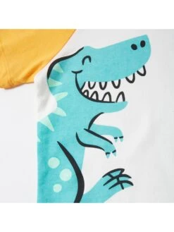 Animal Print Crewneck Cotton Boy Tops -Kids Clothing Shop P 20240621160427261 952