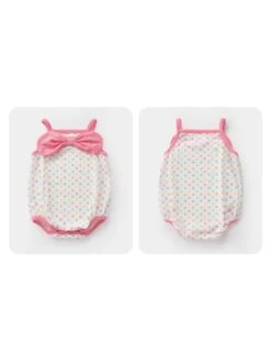 Bow Spaghetti Straps Slip Dress Rompers -Kids Clothing Shop P 20240622151615854 978
