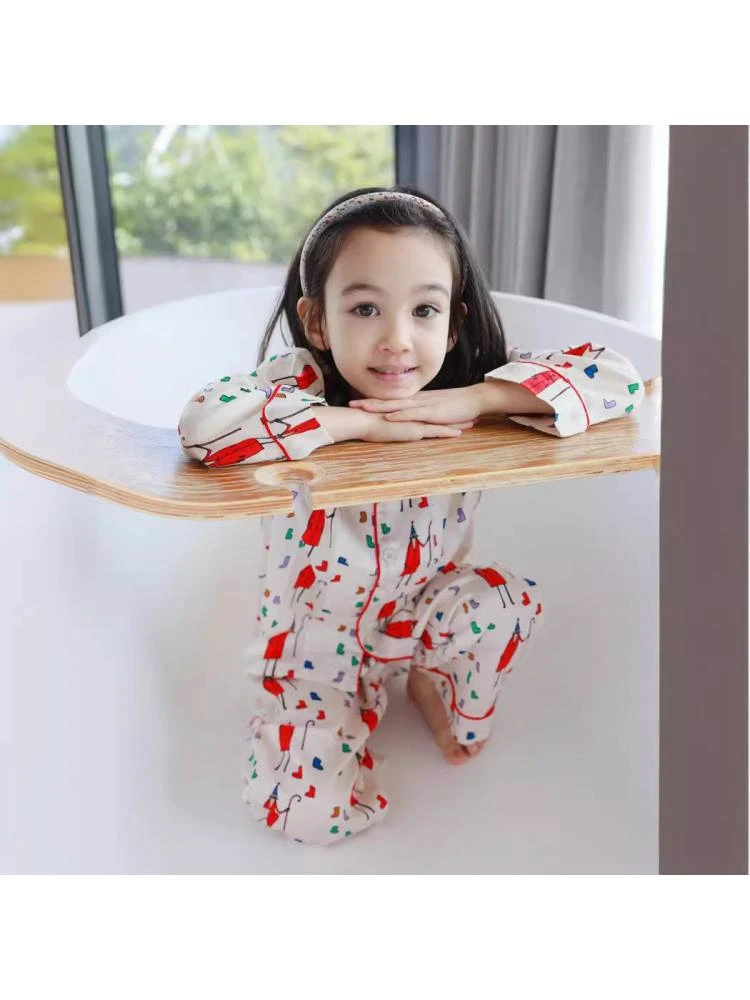 Cartoon Colorblock Cotton Girl 3 Piece Sets 2 Cartoon Colorblock Cotton Girl 3 Piece Sets - Image 2