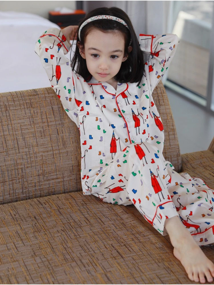 Cartoon Colorblock Cotton Girl 3 Piece Sets 6 Cartoon Colorblock Cotton Girl 3 Piece Sets - Image 6