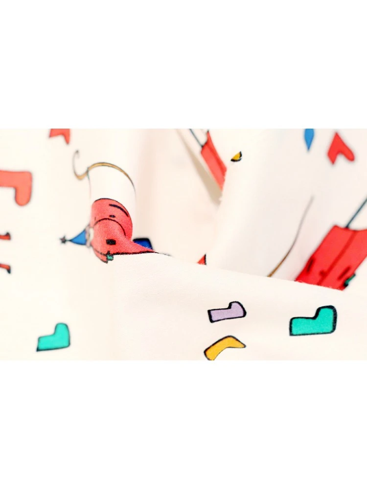 Cartoon Colorblock Cotton Girl 3 Piece Sets 12 Cartoon Colorblock Cotton Girl 3 Piece Sets - Image 12