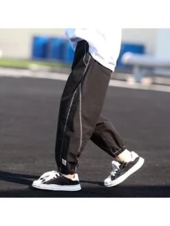 Solid Color Mid-rise Loose Boy Pants -Kids Clothing Shop P 20240624093605914 137