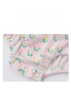 Flower Disty Floral Printing One Button Rompers -Kids Clothing Shop P 20240624102841684 243