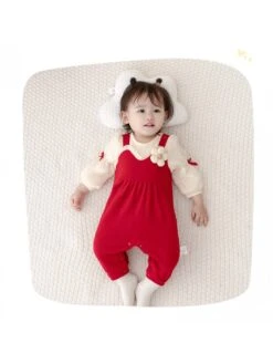 Bow Crewneck Overalls Sleepsuits -Kids Clothing Shop P 20240624111245546 970