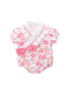 Bow Flower Buckle Rompers -Kids Clothing Shop P 20240624112011842 178