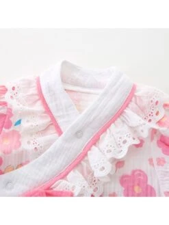 Bow Flower Buckle Rompers -Kids Clothing Shop P 20240624112013671 651