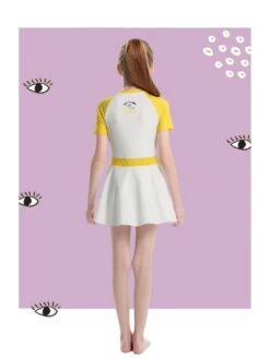 Colorblock Crewneck A-line Swimsuits -Kids Clothing Shop P 20240624120430166 680