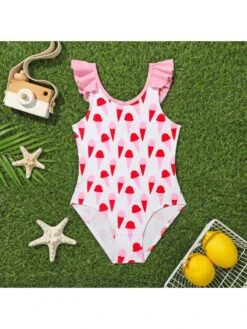 Colorblock Stringy Selvedge Sporty Swimsuits -Kids Clothing Shop P 20240624120829680 731