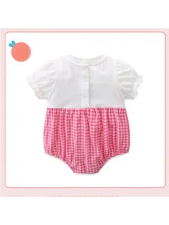 Square Crewneck Cotton Rompers -Kids Clothing Shop P 20240624122007961 408