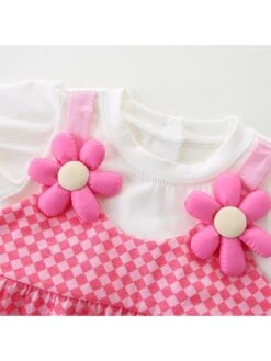 Square Crewneck Cotton Rompers -Kids Clothing Shop P 20240624122008331 238