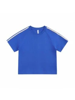 Solid Color Crewneck Loose Boy Tops -Kids Clothing Shop P 20240624133604734 418