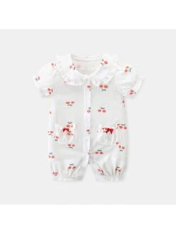 Bow Lacework Buckle Rompers -Kids Clothing Shop P 20240624145603507 179